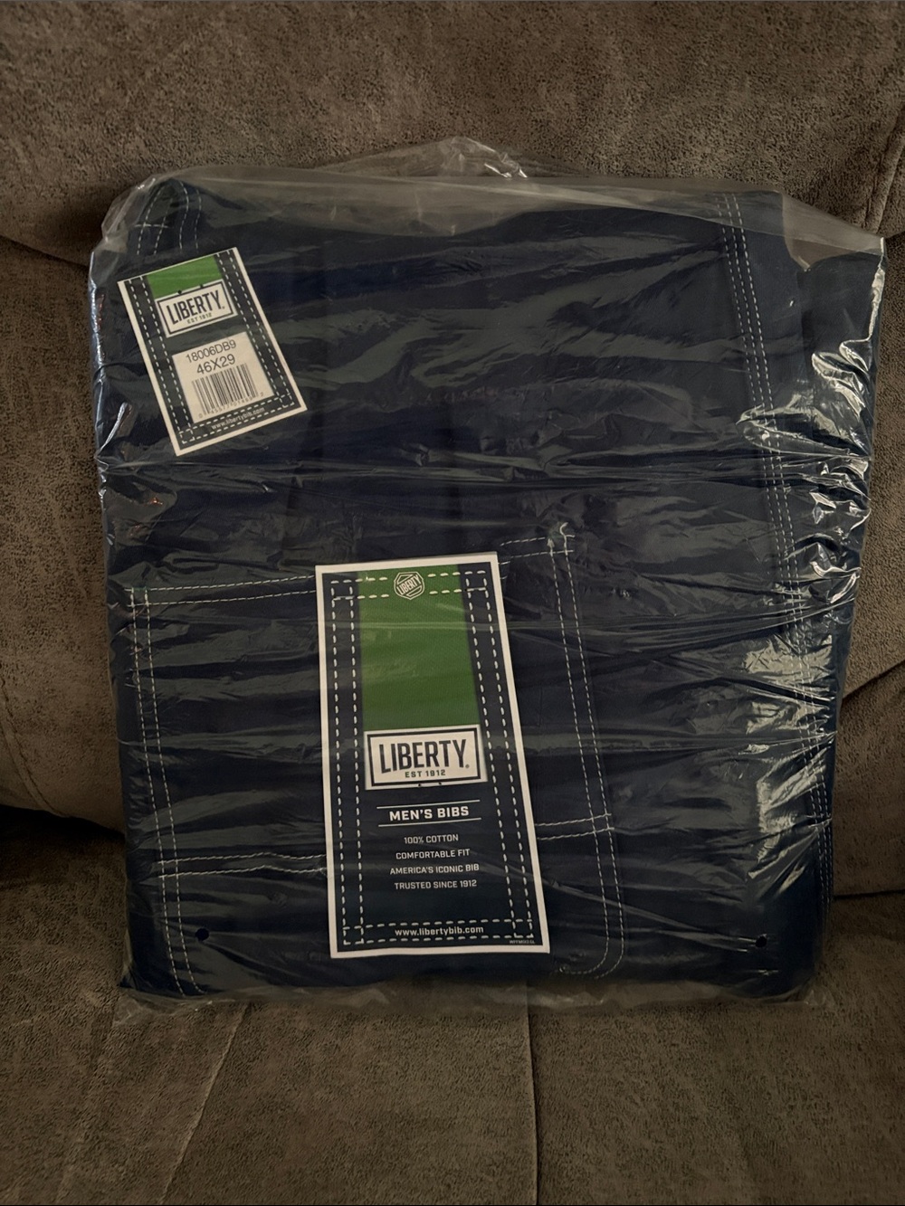 NWT Liberty Men’s bib denim overalls